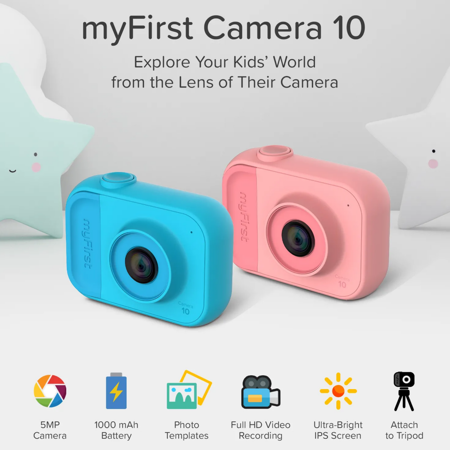 Minicámara digital para niños | myFirst Camera 10