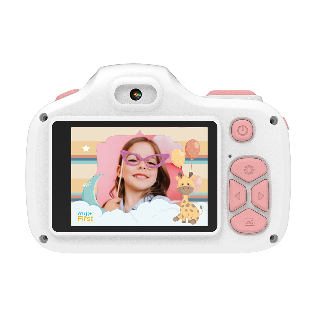 Cámara digital para niños con funda protectora de goma y cordón | myFirst Camera 3