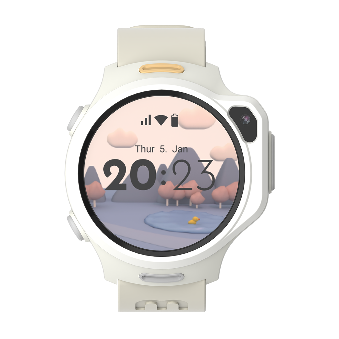 Reloj inteligente para niños con eSIM 4G, seguimiento GPS y videollamadas (redondo) | myFirst Fone R2