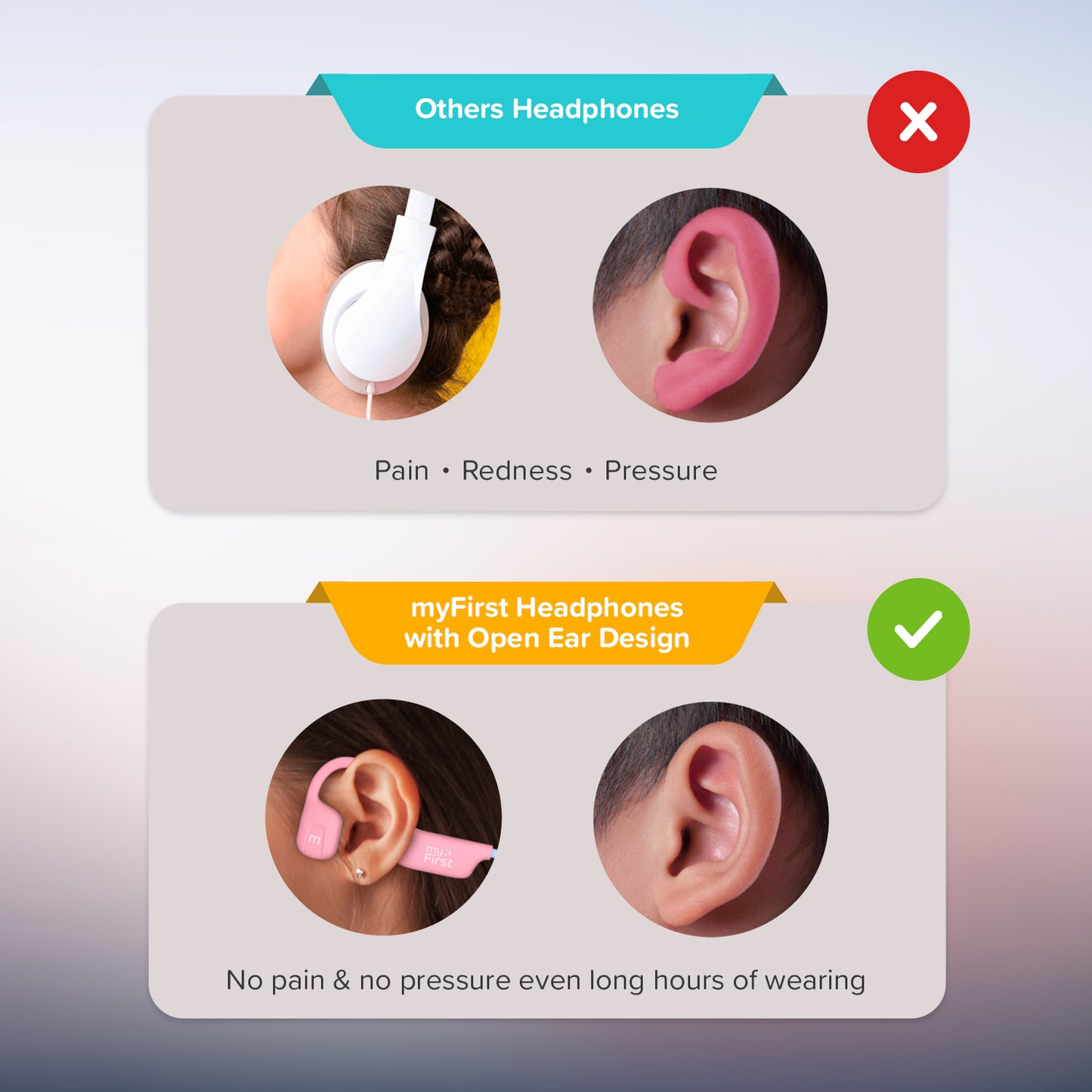 Auriculares open-ear para niños | myFirst Headphones AirWaves