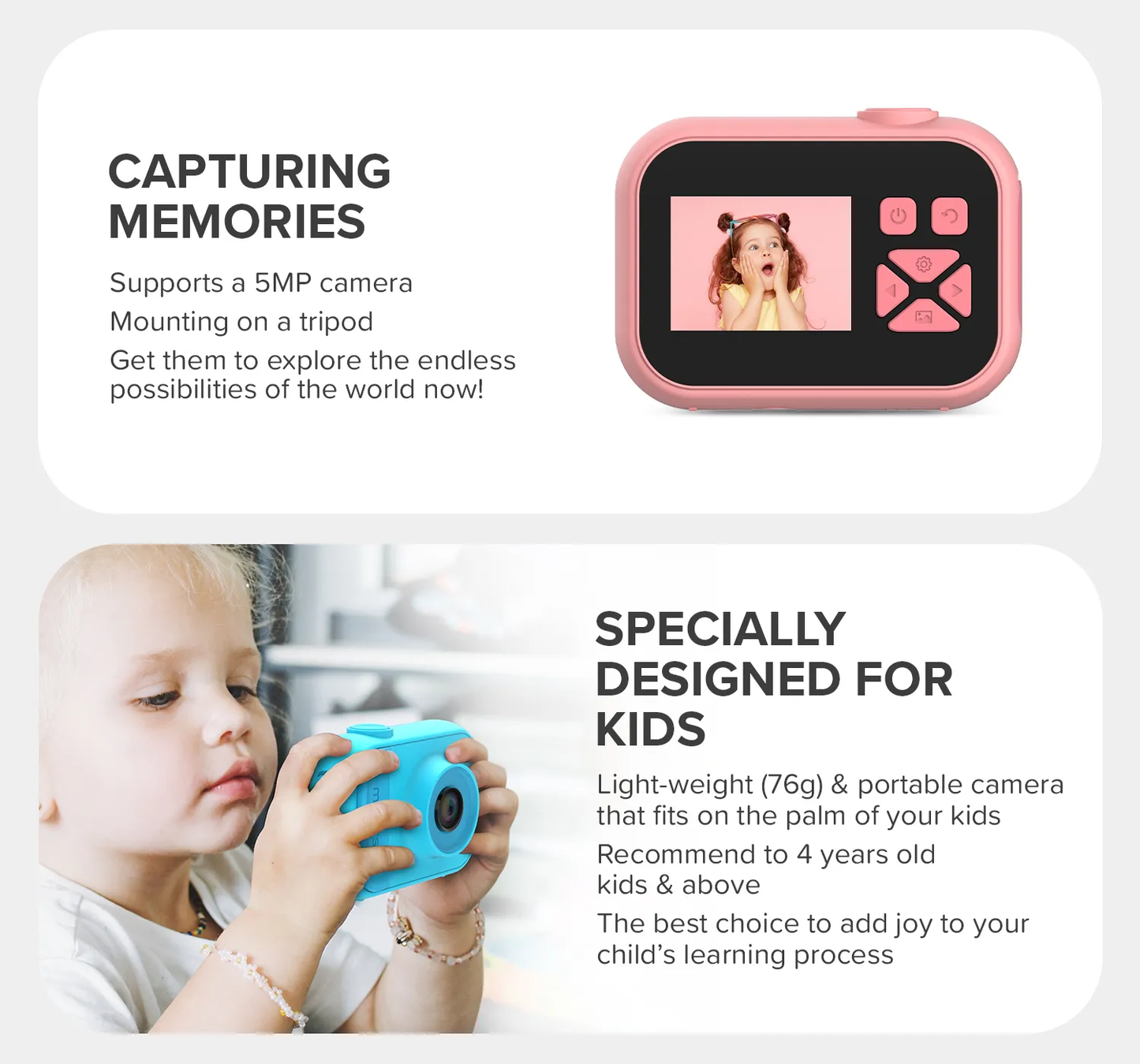 Minicámara digital para niños | myFirst Camera 10