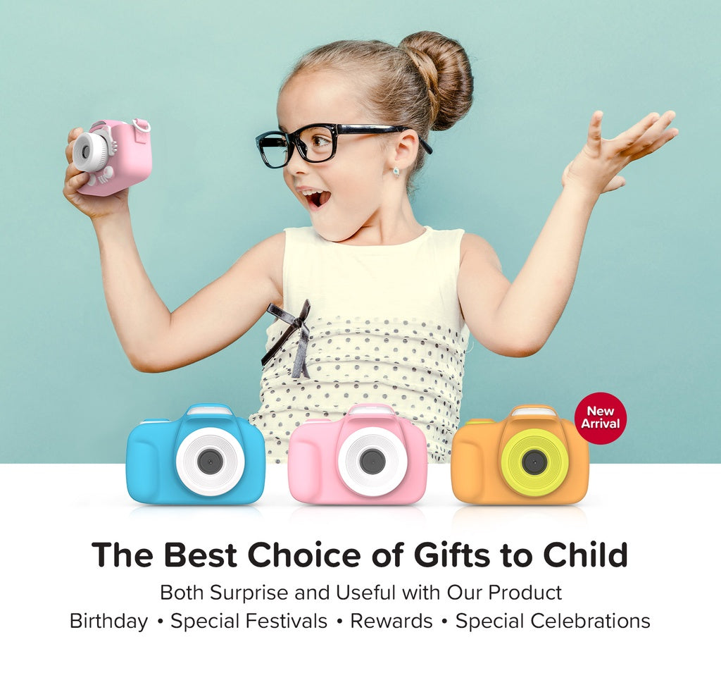Cámara digital para niños con funda protectora de goma y cordón | myFirst Camera 3