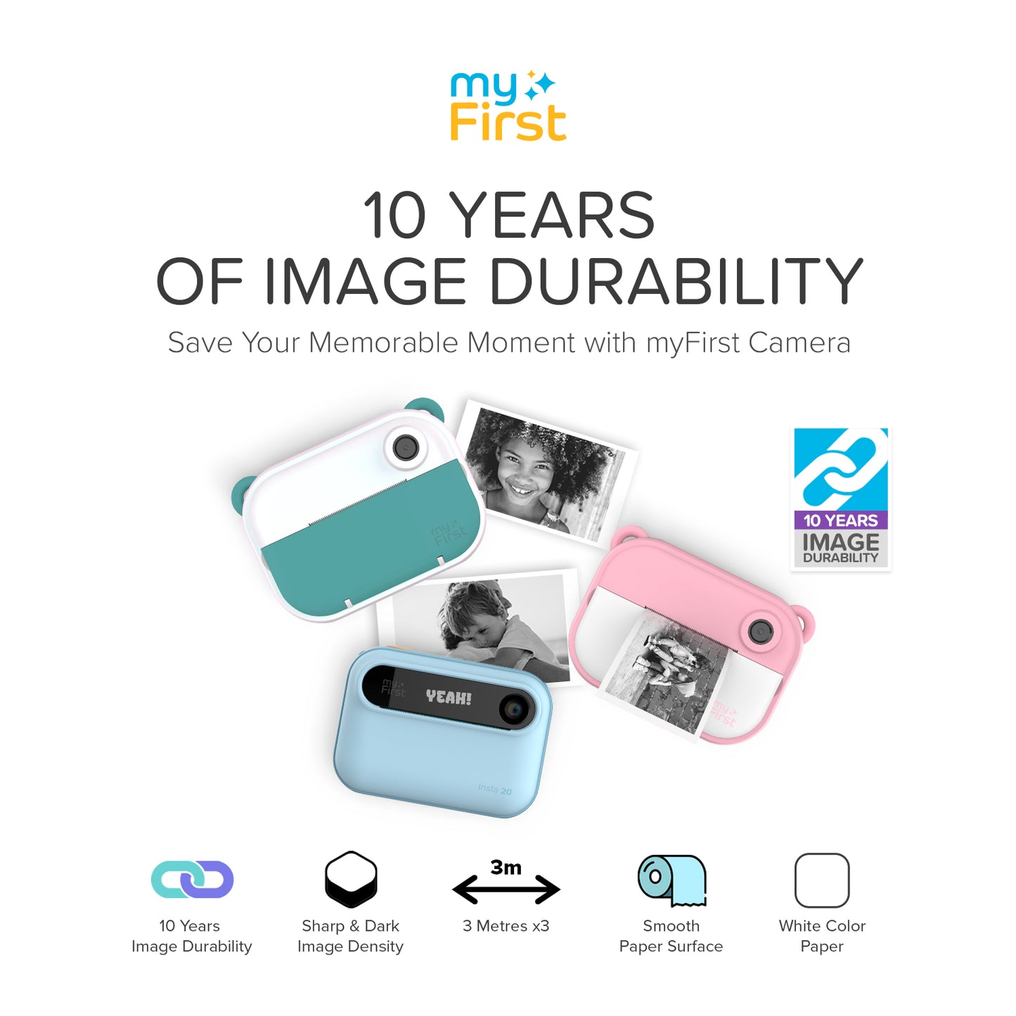 Thermal Paper for myFirst Camera Insta 2/Insta Wi/Insta 20