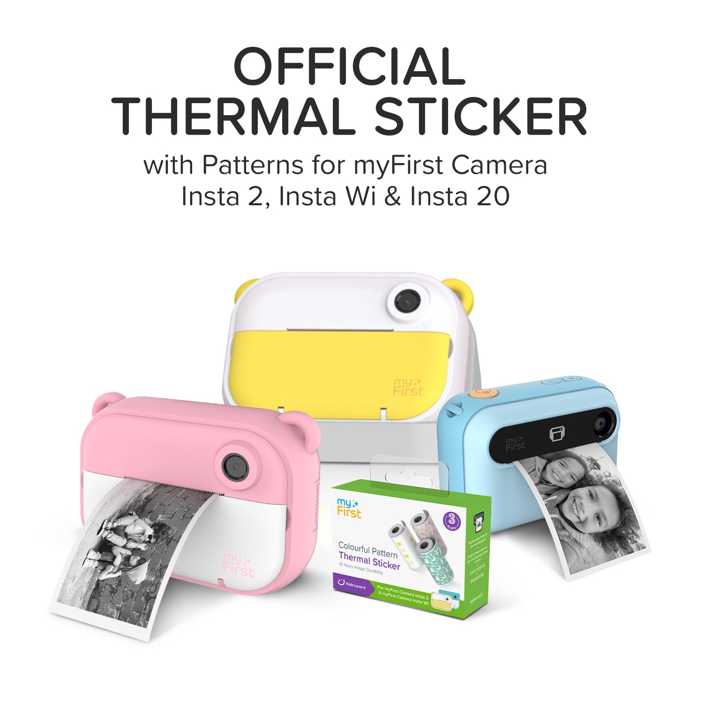 Thermal Sticker with Patterns for myFirst Camera Insta 2/Insta Wi/Insta 20