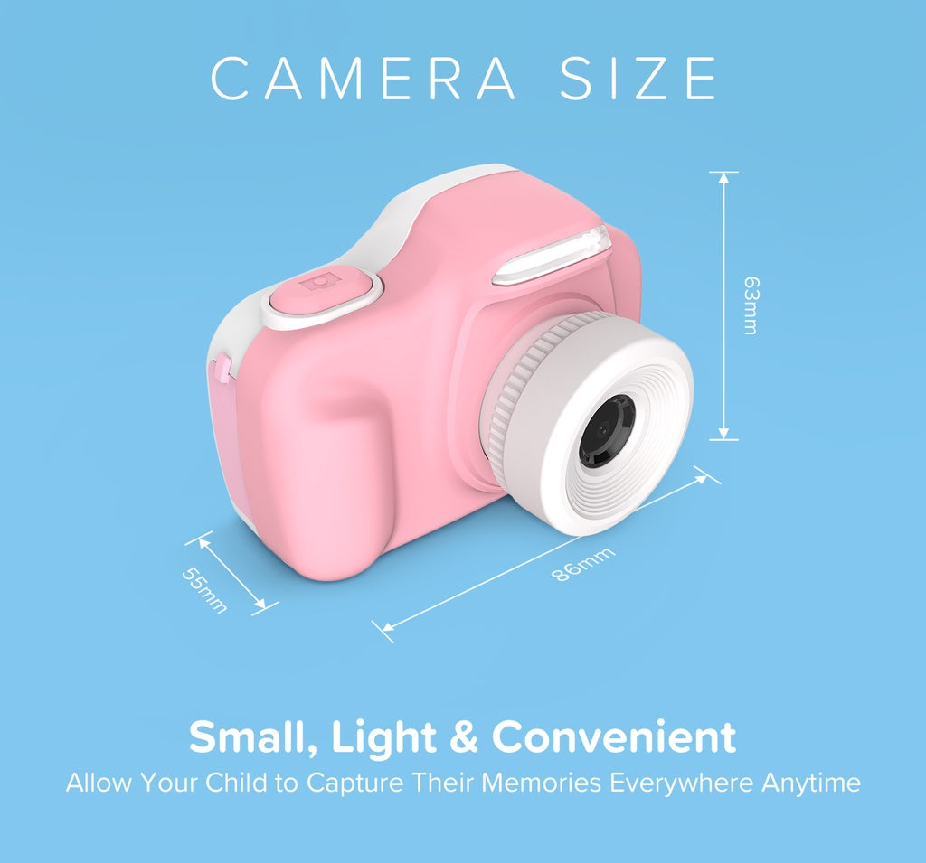 Cámara digital para niños con funda protectora de goma y cordón | myFirst Camera 3