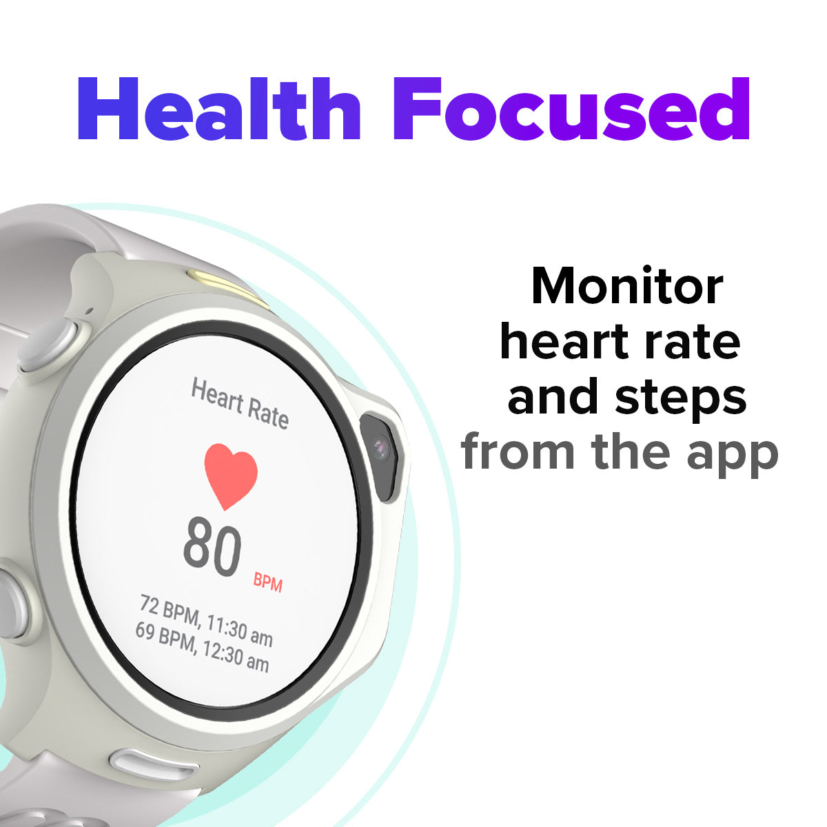 Reloj inteligente para niños con eSIM 4G, seguimiento GPS y videollamadas (redondo) | myFirst Fone R2