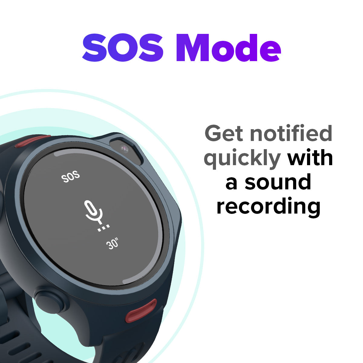 Reloj inteligente para niños con eSIM 4G, seguimiento GPS y videollamadas (redondo) | myFirst Fone R2