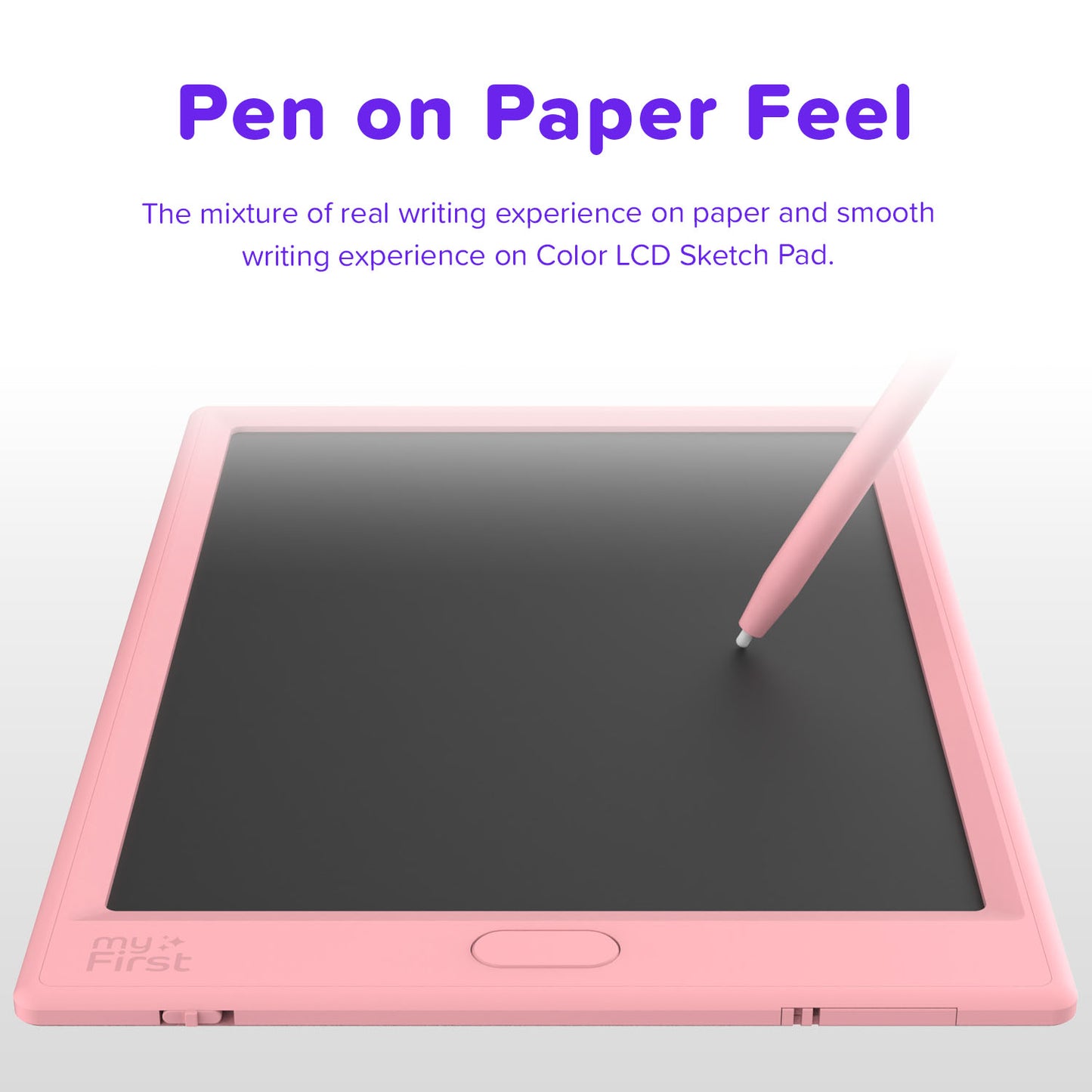 Tablet de dibujo para niños con pantalla LCD a color | myFirst Sketch Pro Neo