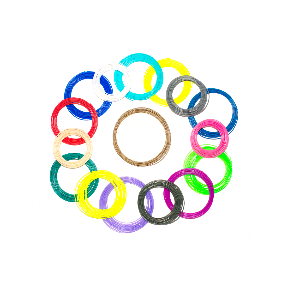 Recambio de filamentos para 3DPen Make | PCL 5 colores