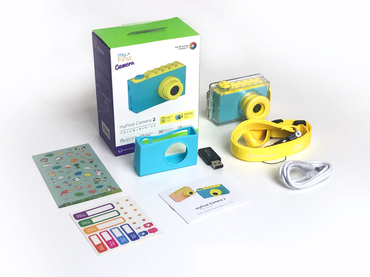 kinderkamera wasserdicht| Stoßfestes, wasserdichtes Gehäuse im Lieferumfang enthalten | myFirst Camera 2