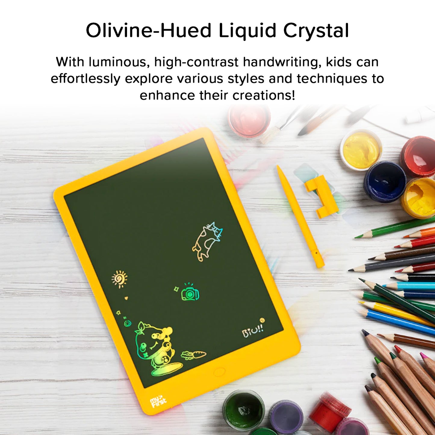 Bloc de dibujo para niños con pantalla LCD a color | myFirst Sketch 3