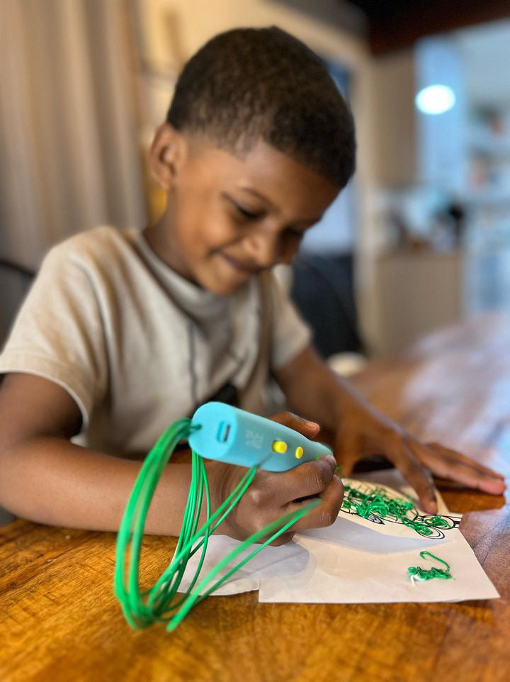 Bolígrafo 3D para niños con batería recargable e inalámbrica | myFirst 3dPen Make
