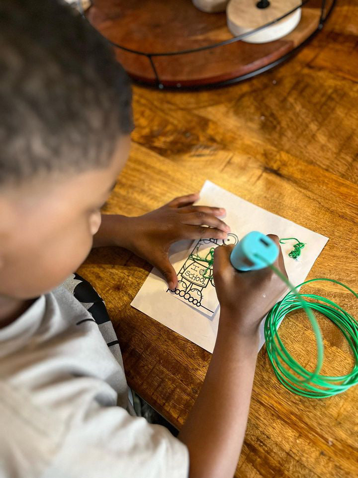 Bolígrafo 3D para niños con batería recargable e inalámbrica | myFirst 3dPen Make