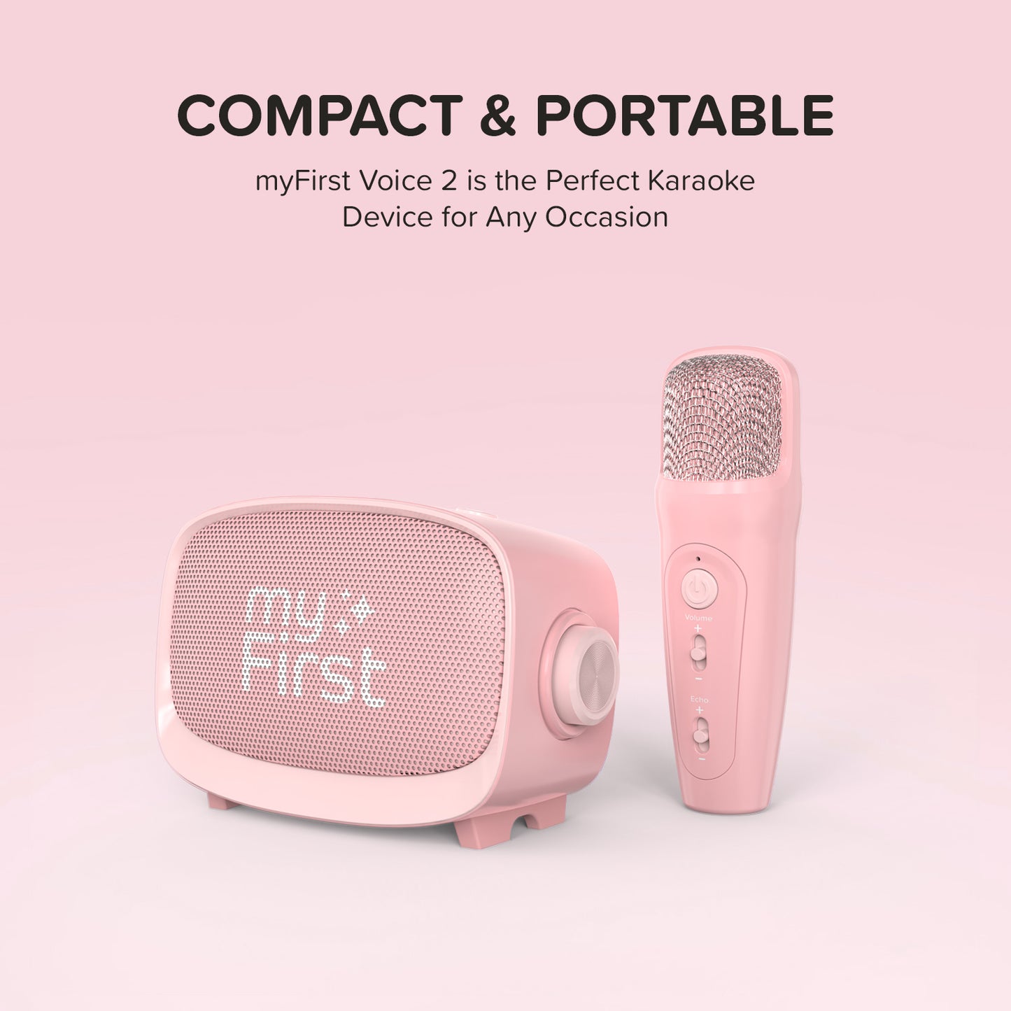 Portable Wireless Microphone & Speaker | myFirst Voice 2