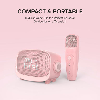 Microphone et haut-parleur sans fil portables | myFirst Voice 2