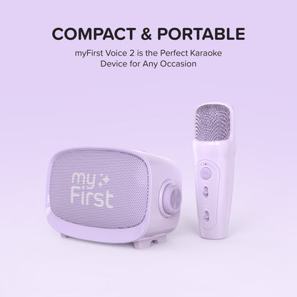 Portable Wireless Microphone & Speaker | myFirst Voice 2