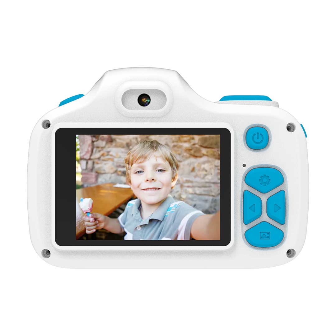 Appareil photo numérique pour enfants avec étui de protection en caoutchouc et cordon | myFirst Camera 3