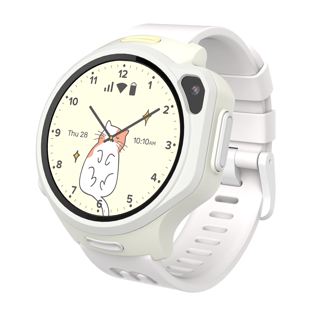 Montre connectée eSIM 4G pour enfants avec suivi GPS, appel vidéo (ronde) | myFirst Fone R2