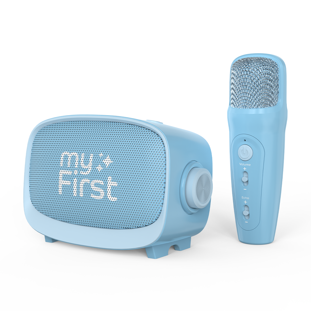 Microphone et haut-parleur sans fil portables | myFirst Voice 2