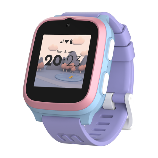 Montre connectée 4G pour enfants avec suivi GPS, appel vidéo (carré) | myFirst Fone S3