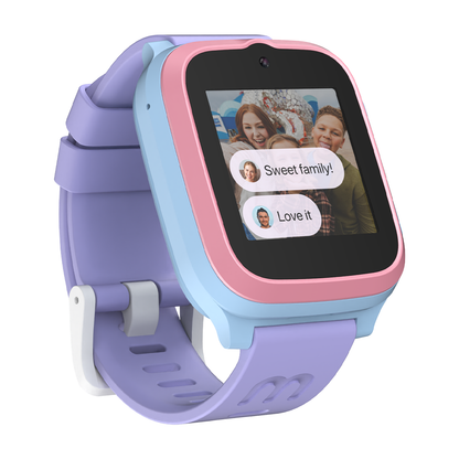 Montre connectée carrée 4G eSIM pour enfants avec suivi GPS et appels vidéo (carré) | myFirst Fone S3+