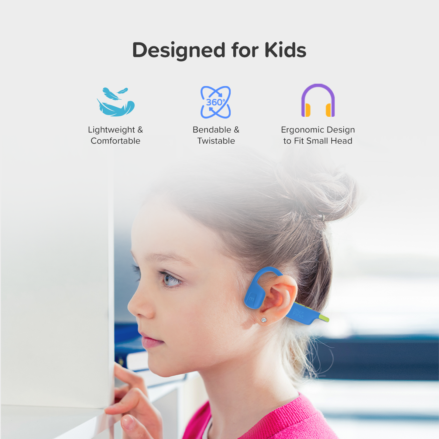 Air Conduction Headphone for Kids | myFirst Headphones AirWaves