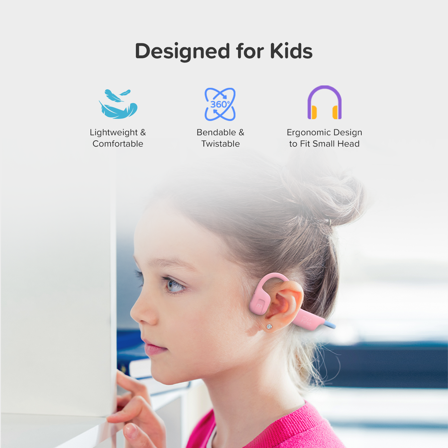 Casque à conduction aérienne pour enfants | myFirst Headphones AirWaves