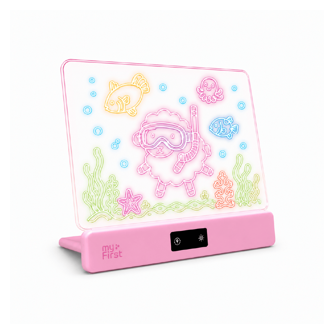 Drawing Pad for Kids with LED Light - Sketch Clear