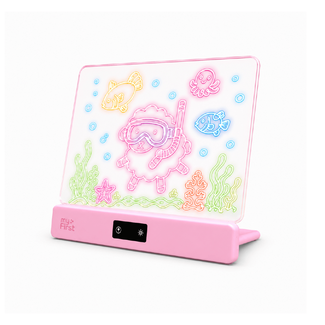 Drawing Pad for Kids with LED Light - Sketch Clear