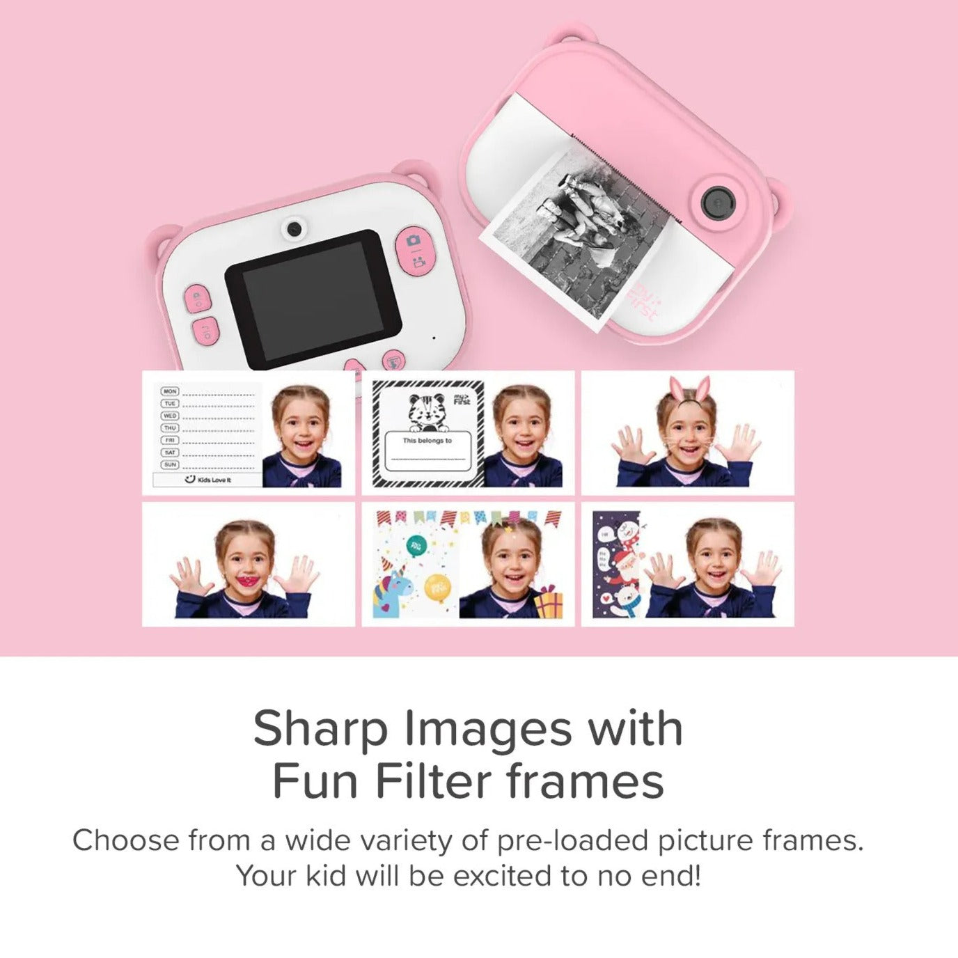 Instant Print Camera | Thermal Printer w/ Paper Refills | myFirst Camera Insta 2