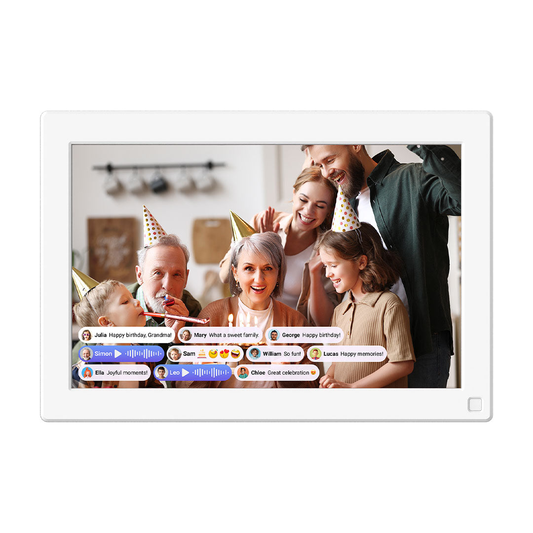 Digital Photo Frame | 10.1 Inch w/ Connected App | myFirst Frame Live