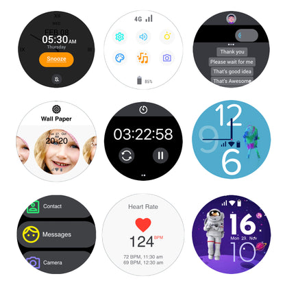 4G Kids Smart Watch with GPS Tracking, Video Call (Round) | myFirst Fone R1s