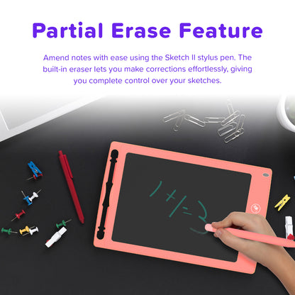 Drawing Pad For Kids with Partial Erasure | myFirst Sketch II