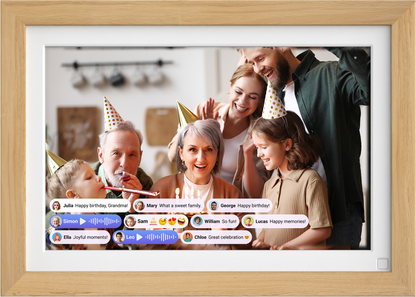 Cadre photo numérique | 10,1 pouces avec application connectée | myFirst Frame Live