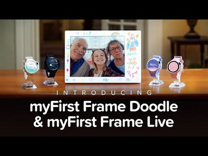 Digital Photo Frame | 9 Inch Personalized Gift | myFirst Frame Doodle