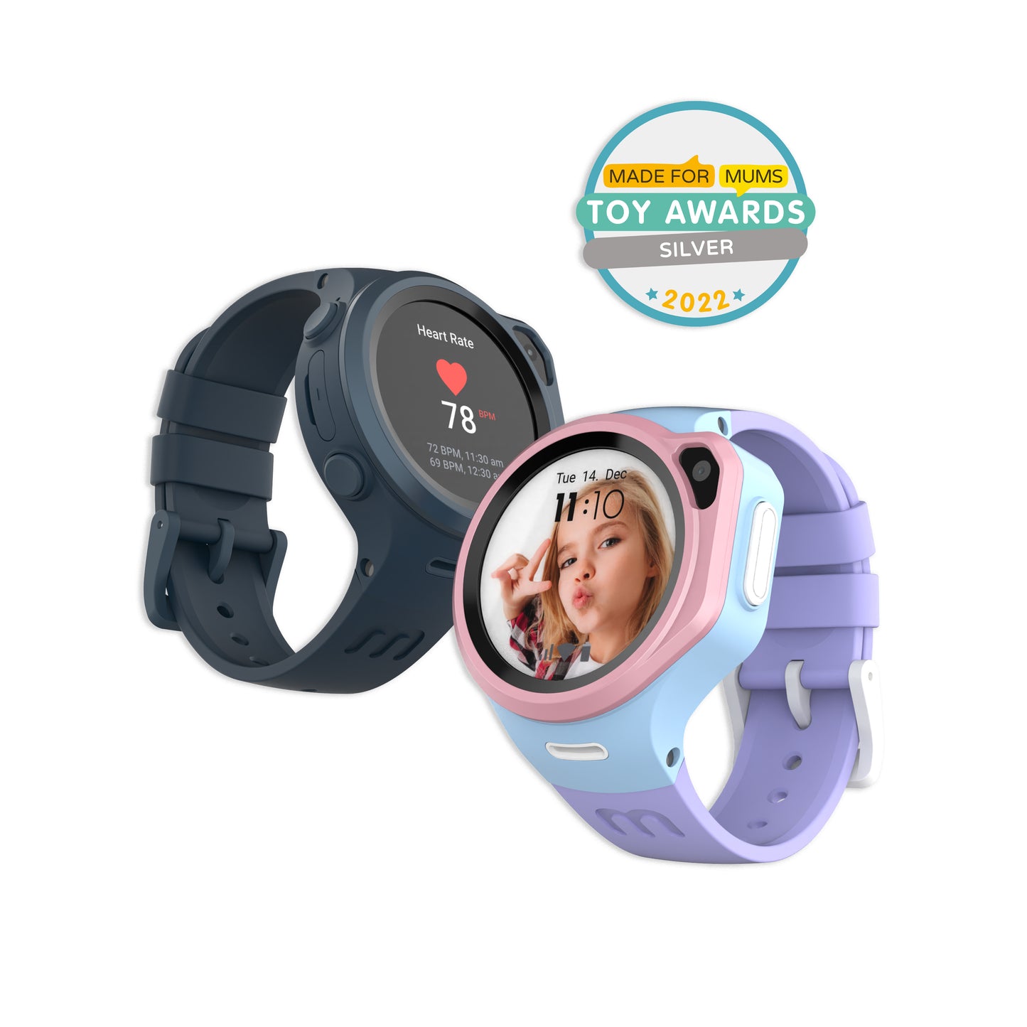 4G Kids Smart Watch with GPS Tracking, Video Call (Round) | myFirst Fone R1s