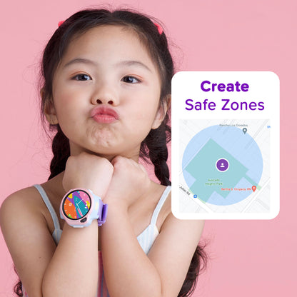 4G Kids Smart Watch with GPS Tracking, Video Call (Square) | myFirst Fone S3