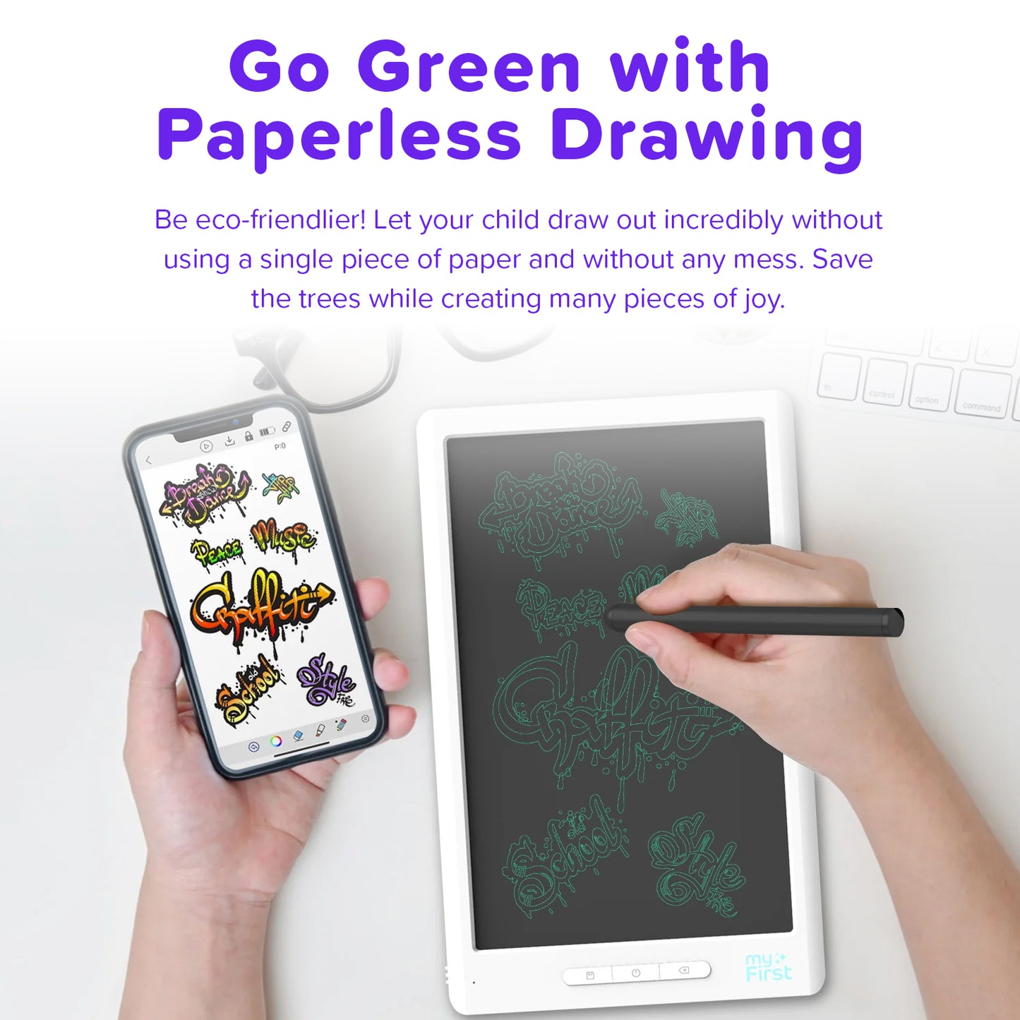 Drawing Pad For Kids with Exclusive App | myFirst Sketch Book